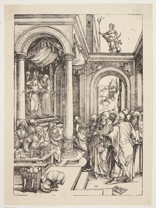 Die Darstellung der Jungfrau im Tempel von Albrecht Dürer