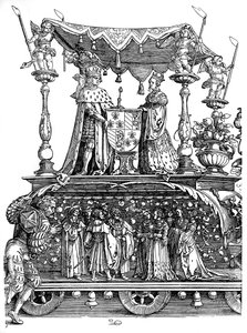 Triumphale Rückkehr von Maximilian I., 1515, 1936 von Albrecht Dürer