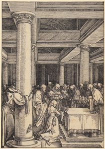 Verlobung Mariens, Blatt 7 der Folge "Das Marienleben" von Albrecht Dürer