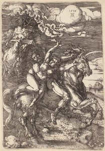 Entführung auf einem Einhorn von Albrecht Dürer