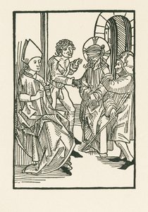 Christus vor Kaiphas von Albrecht Dürer or Duerer