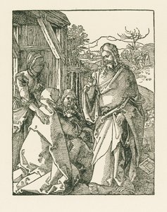 Christus nimmt Abschied von seiner Mutter, um 1508-09 von Albrecht Dürer or Duerer