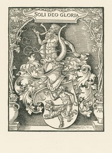 Wappen von Johann Tscherte, um 1518 von Albrecht Dürer or Duerer