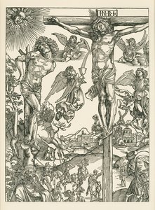 Kreuzigung (Das Große Kalvarienberg) von Albrecht Dürer or Duerer