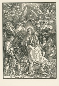 Maria, von zwei Engeln gekrönt von Albrecht Dürer or Duerer