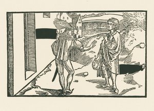 Phaedria und Parmeno, um 1492-93 von Albrecht Dürer or Duerer