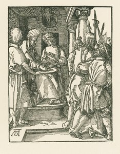 Pilatus wäscht seine Hände, um 1509 von Albrecht Dürer or Duerer