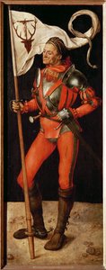 Rechter Flügel des Paumgartner-Altars: St. Eustachius von Albrecht Dürer or Duerer