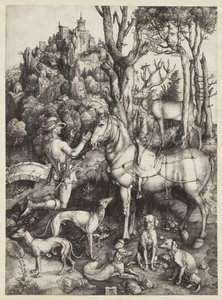 Heiliger Eustachius, um 1501 von Albrecht Dürer