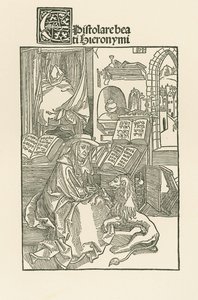 Heiliger Hieronymus in seinem Studierzimmer von Albrecht Dürer or Duerer