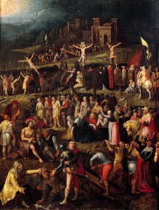 Szenen aus der Passion, nach einer Zeichnung von Albrecht Dürer, flämische Malerei (16. Jahrhundert) von Albrecht Dürer