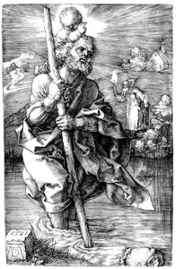 St. Christophorus nach rechts gewandt, 1521