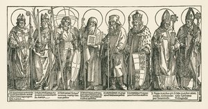 Die österreichischen Heiligen von Albrecht Dürer or Duerer