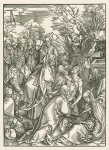 Die Grablegung, ca. 1496-97 von Albrecht Dürer or Duerer