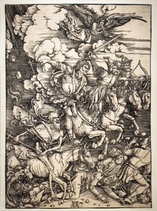 Die vier apokalyptischen Reiter von Albrecht Dürer or Duerer