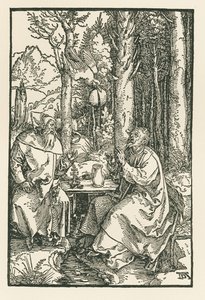 Die Einsiedler St. Antonius der Große und St. Paulus von Albrecht Dürer or Duerer
