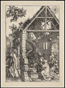 Das Leben der Jungfrau: Die Geburt, 1502-03 von Albrecht Dürer