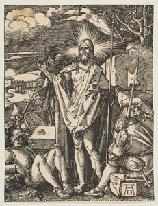 Die Auferstehung, aus der Kleinen Passion, ca. 1510 von Albrecht Dürer