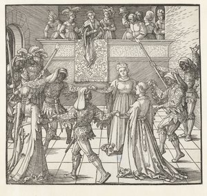 Der Fackeltanz von Albrecht Dürer or Duerer