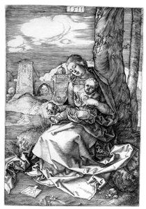Die Jungfrau und das Kind mit der Birne, 1511 von Albrecht Dürer