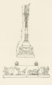Siegesäule für die Unterwerfung aufständischer Bauern von Albrecht Dürer or Duerer