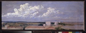 Wolken über der Meeresküste