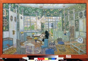 Bühnenbildentwurf für das Theaterstück Der kleine Eyolf von H. Ibsen
