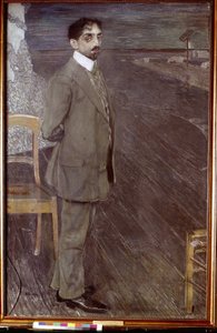 Porträt des Dichters Michail Kusmin