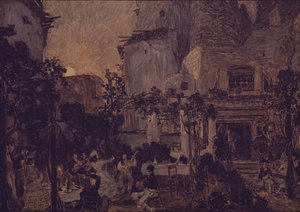 Bühnenbild für die Oper Carmen von G. Bizet, 1908