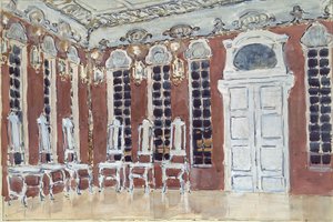Bühnenbild für die Oper Das Eishaus von A. Koreshchenko, 1900