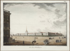 Die Admiralität in Sankt Petersburg von Aleksandr Pavlovich Bryullov