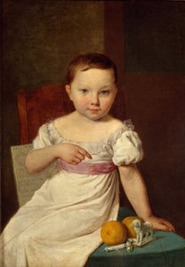 Porträt von Nastenka Khavskaya, 1826
