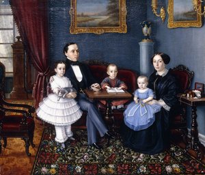 Porträt einer jungen Familie, 1855