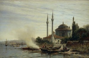 Goldenes Horn, Konstantinopel von Aleksei Petrovich Bogolyubov