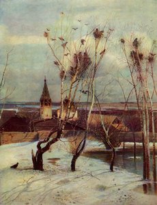 Die Raben sind angekommen, 1871, 1965 von Aleksey Savrasov