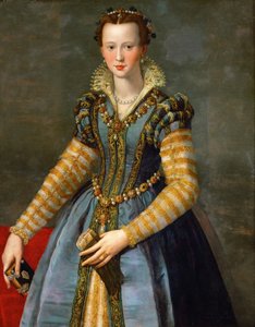 Porträt von Maria de Medici 1540-1557, ca. 1555 von Alessandro Allori