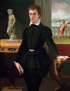 Porträt eines jungen Mannes von Alessandro Allori