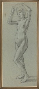 Studie eines weiblichen Aktes von Alessandro Casolani