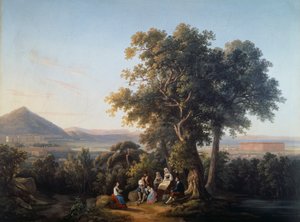 Die Ebene von Caserta von Alessandro Fergola