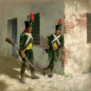 Erstes Kaiserreich: Leichte Infanteriejäger, Armee von Italien