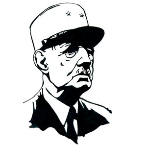 Porträt von General Charles de Gaulle (1890-1970)
