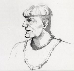Porträt eines Piraten (Freibeuter) oder Büste eines Matrosen von Alessandro Lonati