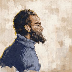 Porträt des Aktivisten, Revolutionärs, MICHAEL X (Illustration)
