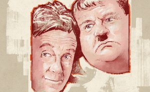 Stan Laurel und Oliver Hardy (Illustration) von Alessandro Lonati