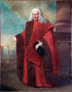 Porträt des Senators der Republik Venedig Angelo Memmo I Gemälde von Alessandro Longhi (1733-1813) 1770 Venedig, Correr Museum