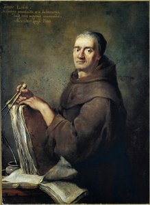 Porträt des Architekturtheoretikers Carlo Lodoli (Öl auf Leinwand) von Alessandro Longhi