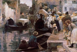 Hochzeit in Venedig von Alessandro Milesi