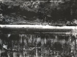 Verdunkelte Horizontreflexion