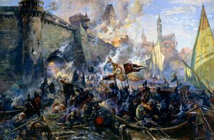 Die russische Armee erobert Narva am 11. Mai 1558, 1956