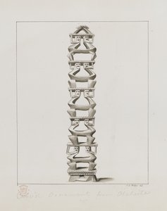 Geschnitztes Ornament aus Otaheite, aus 